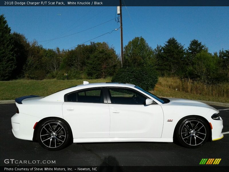 White Knuckle / Black 2018 Dodge Charger R/T Scat Pack