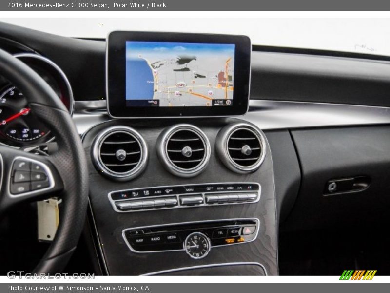 Polar White / Black 2016 Mercedes-Benz C 300 Sedan