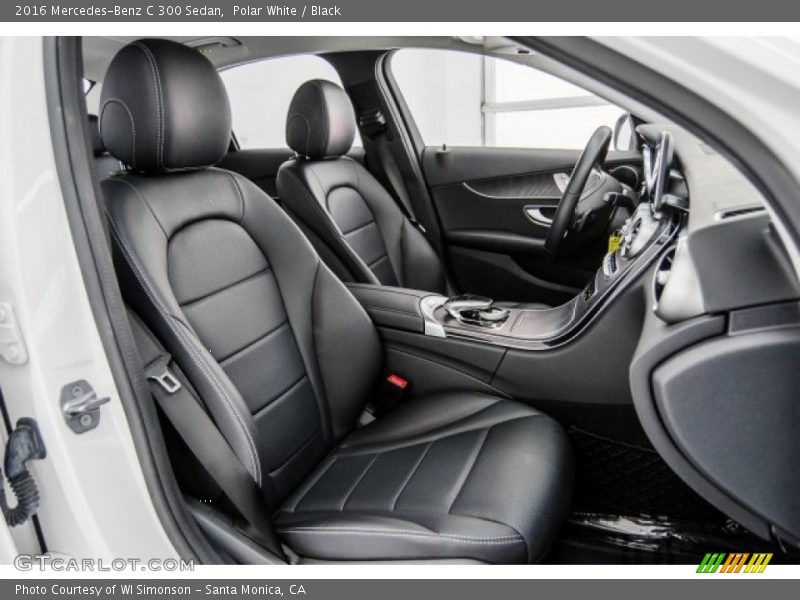 Polar White / Black 2016 Mercedes-Benz C 300 Sedan