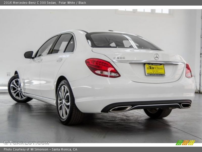 Polar White / Black 2016 Mercedes-Benz C 300 Sedan