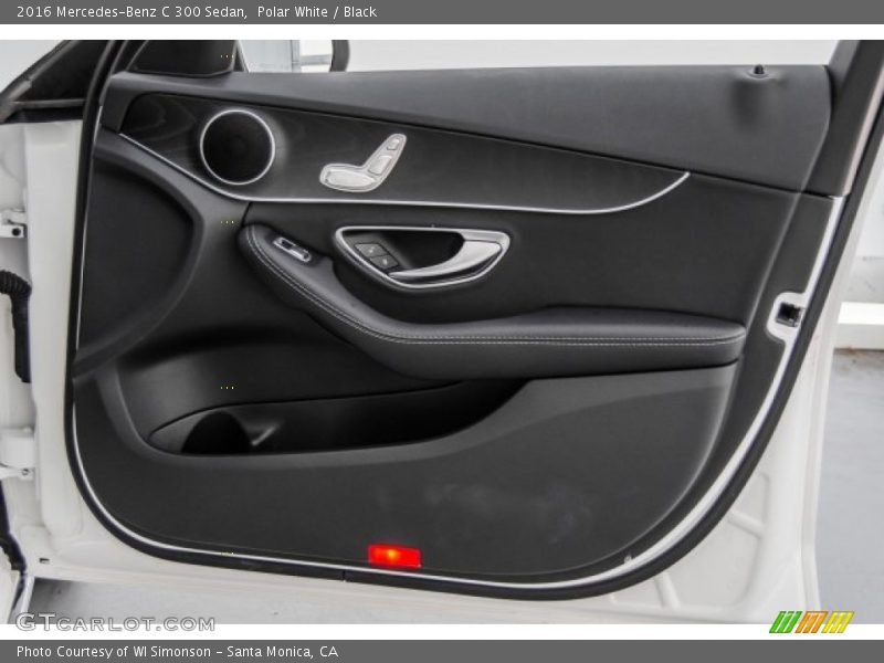 Polar White / Black 2016 Mercedes-Benz C 300 Sedan
