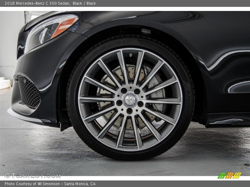 Black / Black 2018 Mercedes-Benz C 300 Sedan