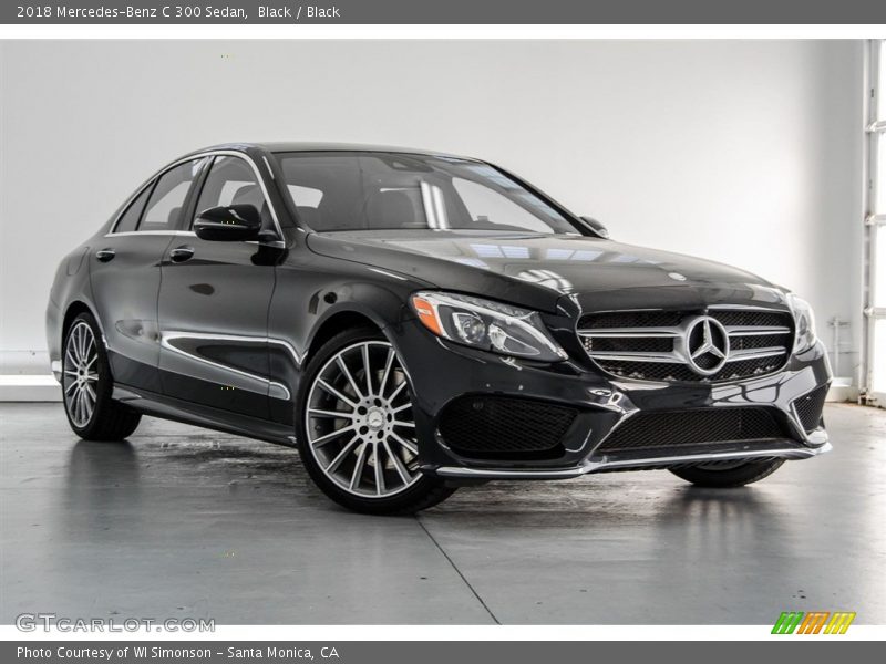 Black / Black 2018 Mercedes-Benz C 300 Sedan