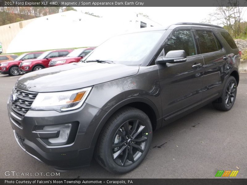 Magnetic / Sport Appearance Dark Earth Gray 2017 Ford Explorer XLT 4WD