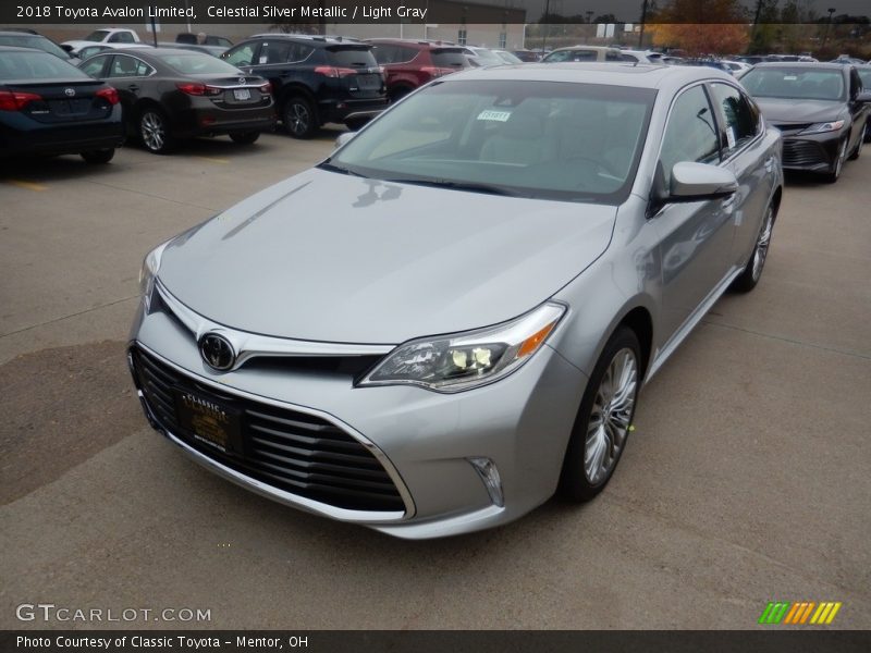 Celestial Silver Metallic / Light Gray 2018 Toyota Avalon Limited