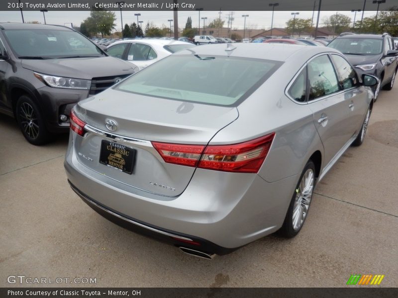 Celestial Silver Metallic / Light Gray 2018 Toyota Avalon Limited