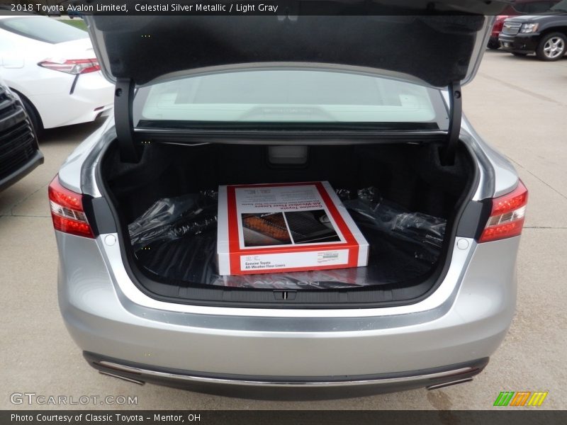 Celestial Silver Metallic / Light Gray 2018 Toyota Avalon Limited