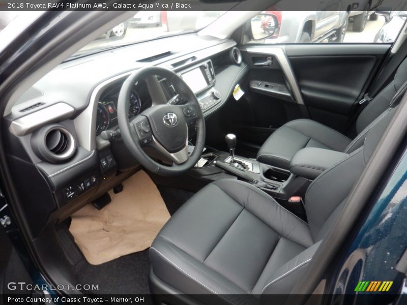  2018 RAV4 Platinum AWD Black Interior