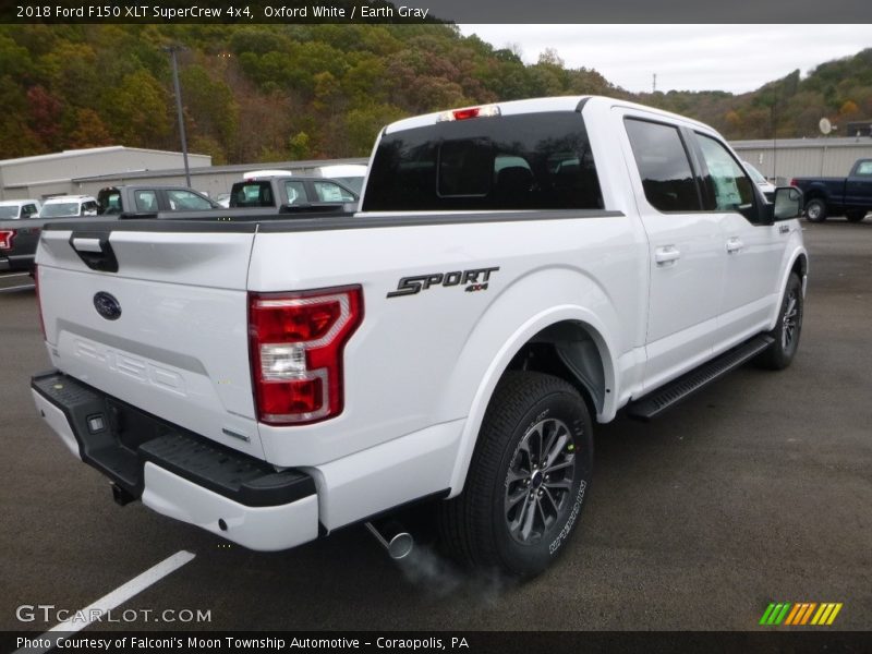 Oxford White / Earth Gray 2018 Ford F150 XLT SuperCrew 4x4