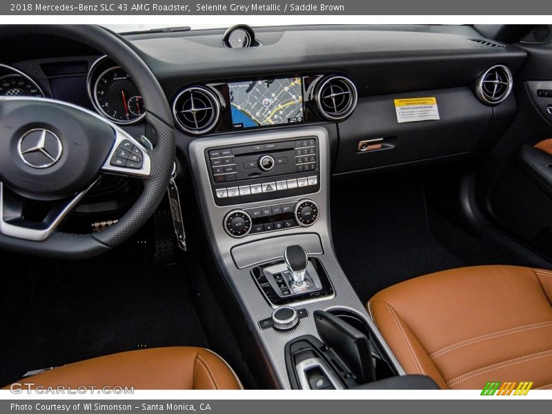 Dashboard of 2018 SLC 43 AMG Roadster