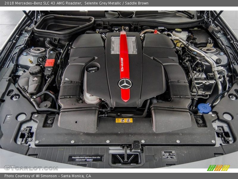  2018 SLC 43 AMG Roadster Engine - 3.0 Liter biturbo DOHC 24-Valve VVT V6