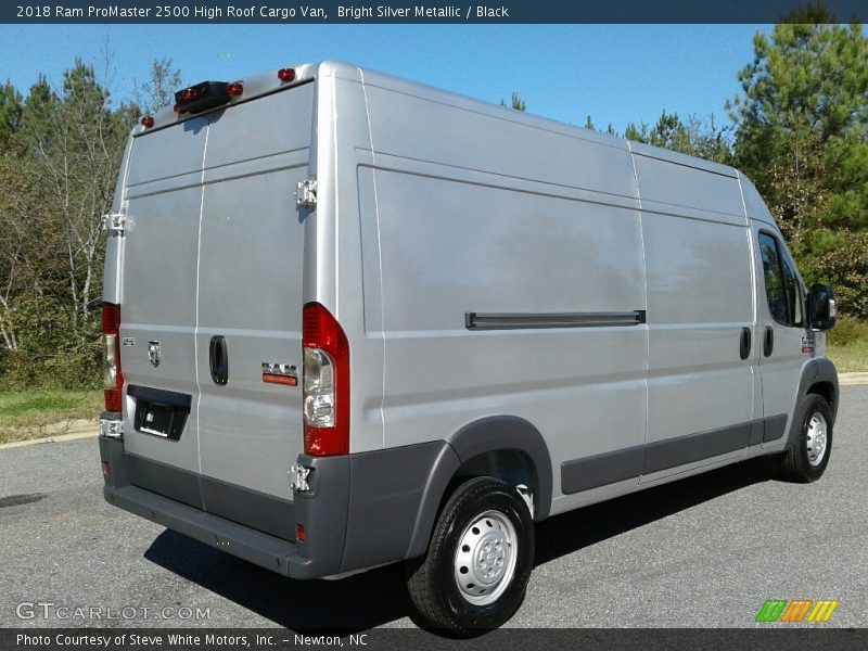 Bright Silver Metallic / Black 2018 Ram ProMaster 2500 High Roof Cargo Van