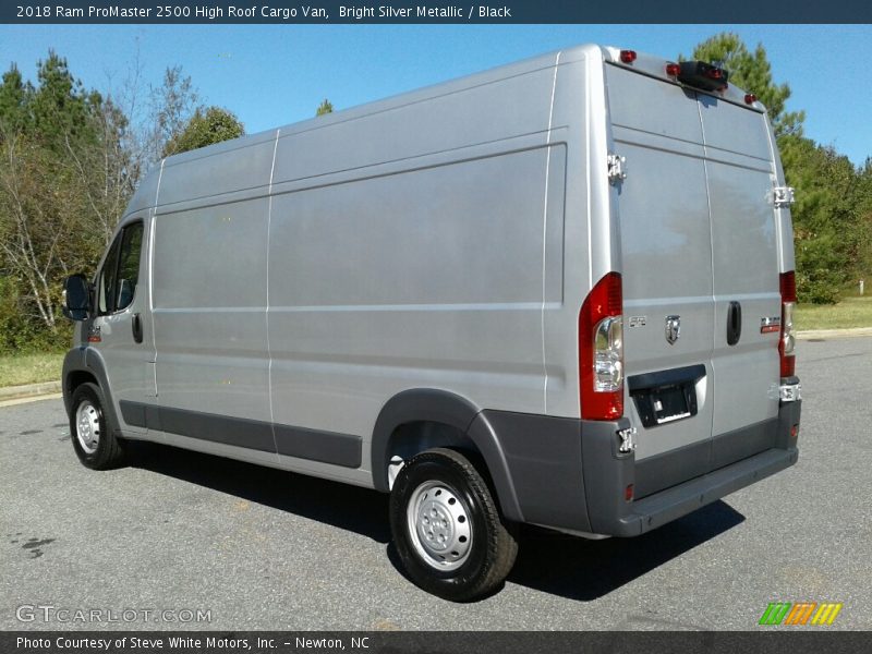 Bright Silver Metallic / Black 2018 Ram ProMaster 2500 High Roof Cargo Van