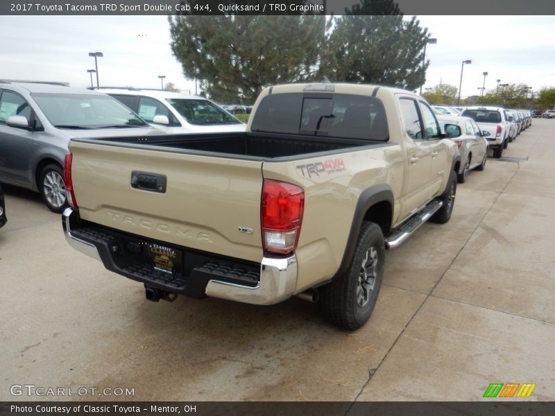 Quicksand / TRD Graphite 2017 Toyota Tacoma TRD Sport Double Cab 4x4