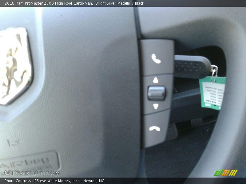 Controls of 2018 ProMaster 2500 High Roof Cargo Van