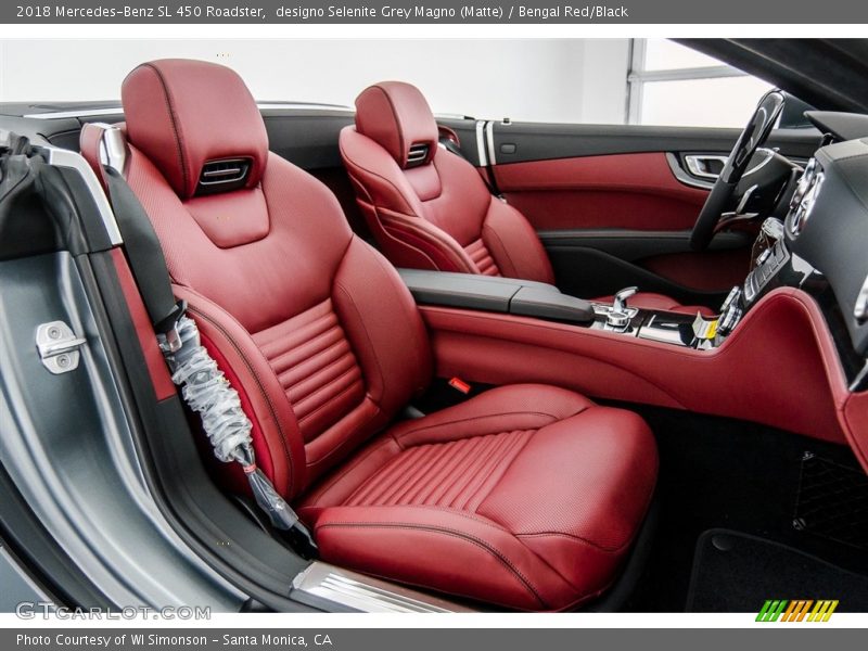  2018 SL 450 Roadster Bengal Red/Black Interior