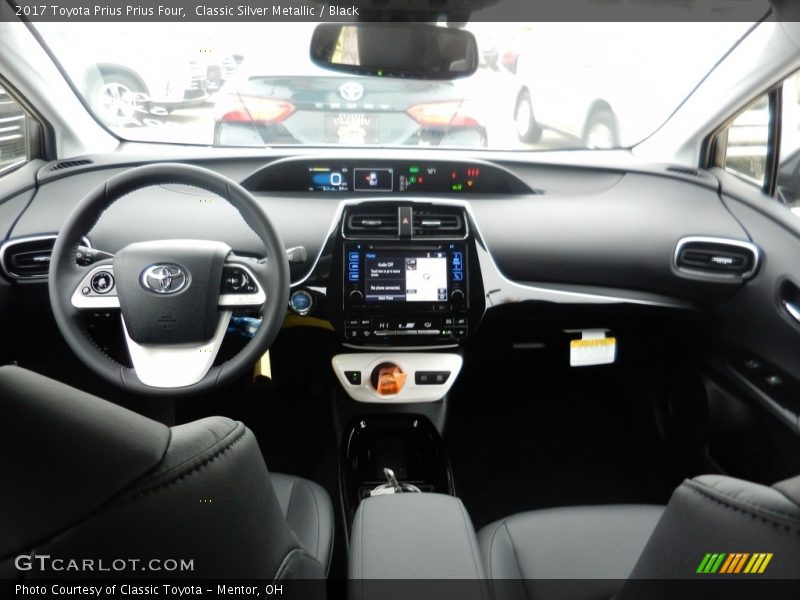Classic Silver Metallic / Black 2017 Toyota Prius Prius Four