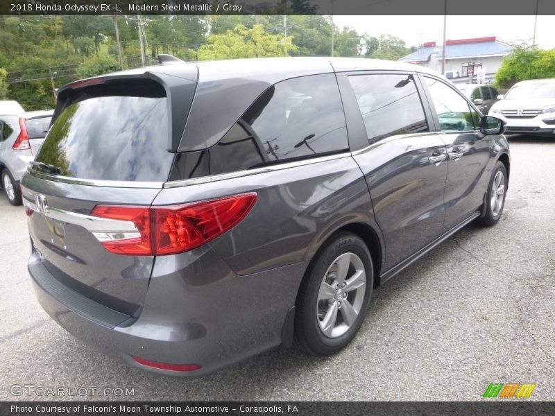 Modern Steel Metallic / Gray 2018 Honda Odyssey EX-L