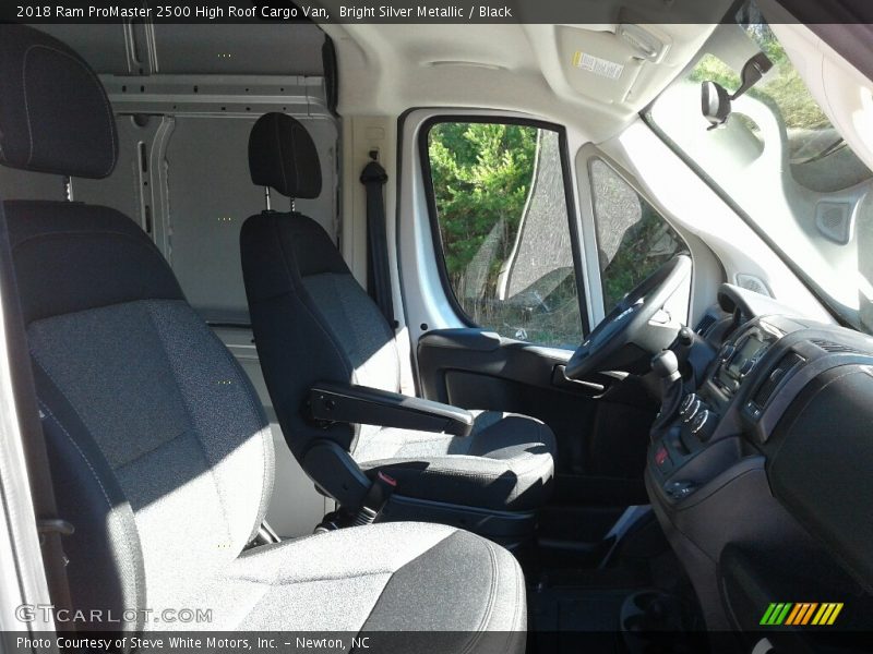 Bright Silver Metallic / Black 2018 Ram ProMaster 2500 High Roof Cargo Van