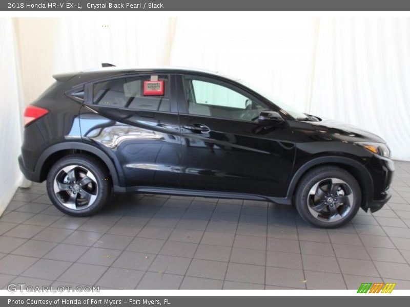 Crystal Black Pearl / Black 2018 Honda HR-V EX-L