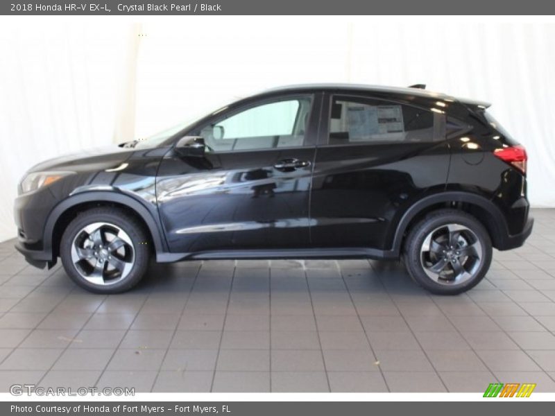 Crystal Black Pearl / Black 2018 Honda HR-V EX-L