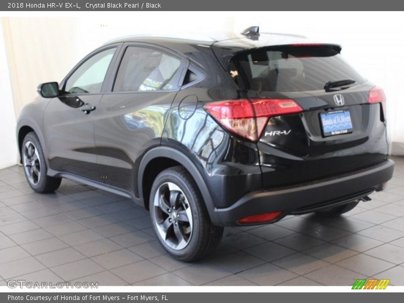 Crystal Black Pearl / Black 2018 Honda HR-V EX-L