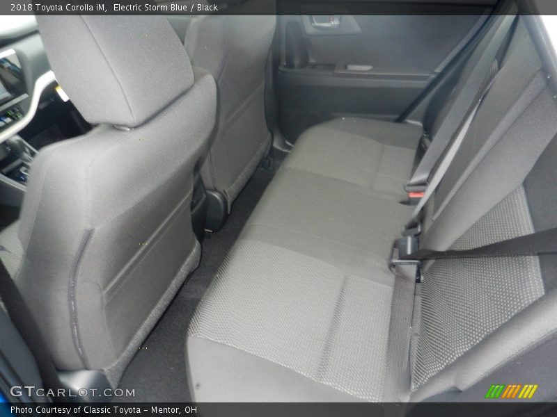 Electric Storm Blue / Black 2018 Toyota Corolla iM