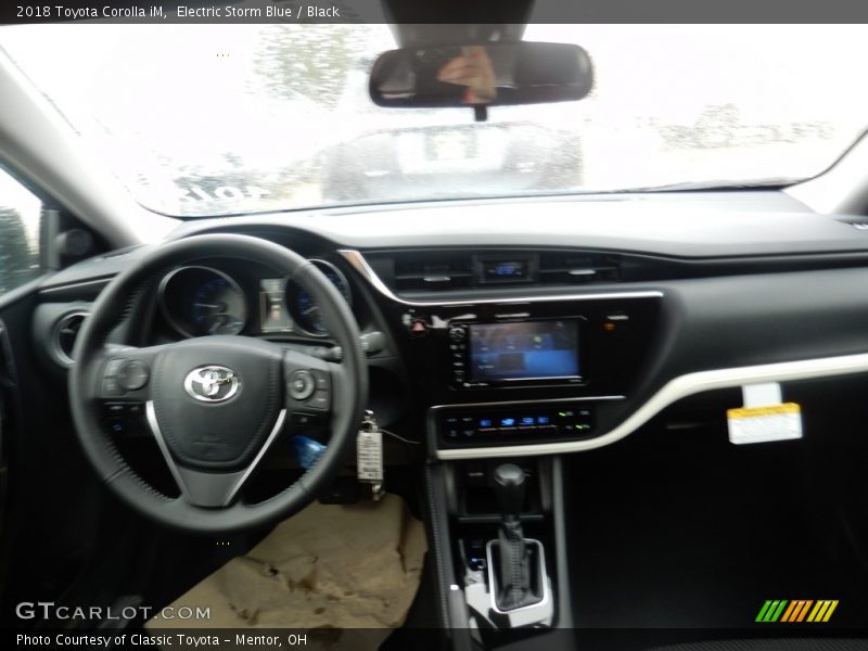Electric Storm Blue / Black 2018 Toyota Corolla iM