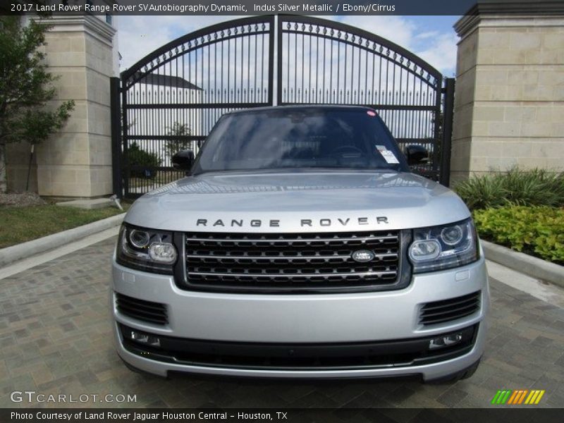 Indus Silver Metallic / Ebony/Cirrus 2017 Land Rover Range Rover SVAutobiography Dynamic