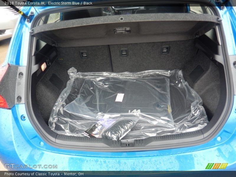 Electric Storm Blue / Black 2018 Toyota Corolla iM