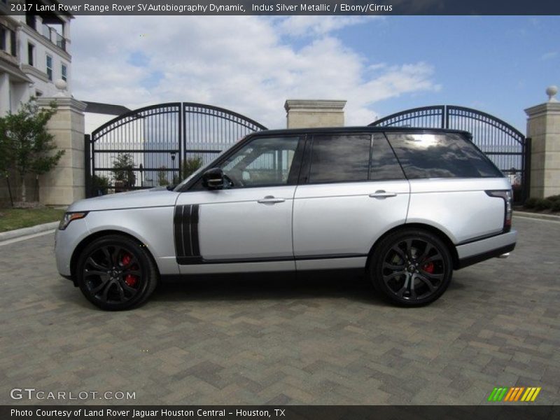 Indus Silver Metallic / Ebony/Cirrus 2017 Land Rover Range Rover SVAutobiography Dynamic