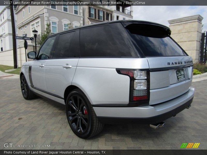 Indus Silver Metallic / Ebony/Cirrus 2017 Land Rover Range Rover SVAutobiography Dynamic