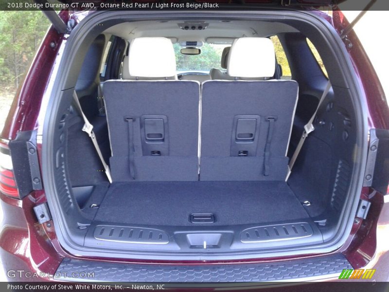 Octane Red Pearl / Light Frost Beige/Black 2018 Dodge Durango GT AWD