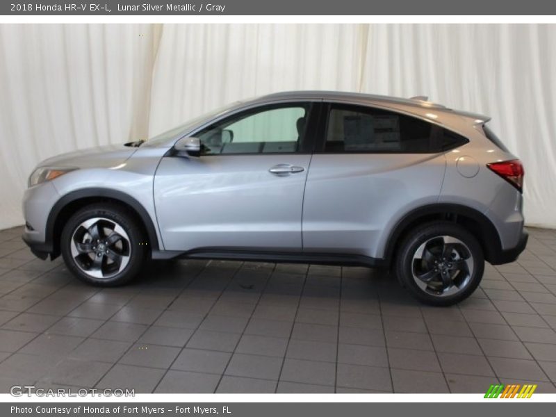 Lunar Silver Metallic / Gray 2018 Honda HR-V EX-L