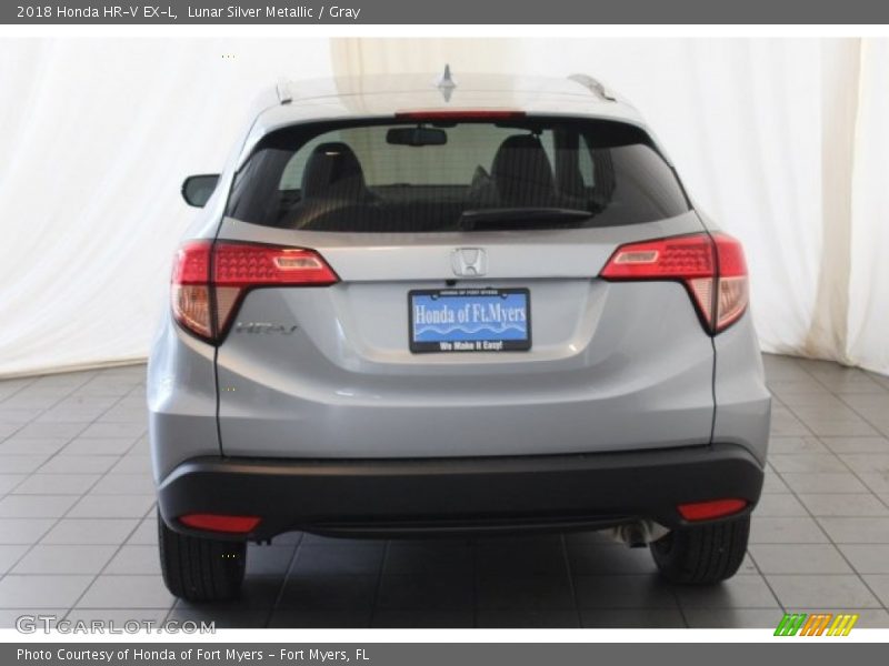 Lunar Silver Metallic / Gray 2018 Honda HR-V EX-L