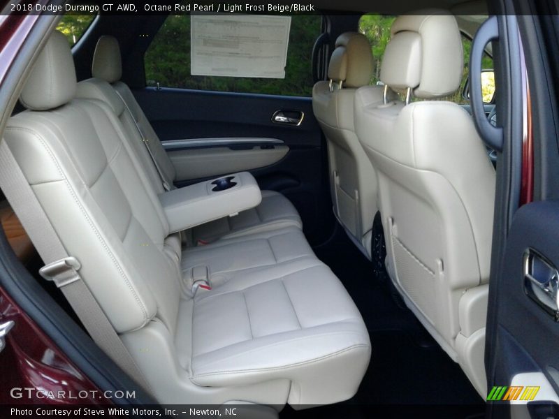 Octane Red Pearl / Light Frost Beige/Black 2018 Dodge Durango GT AWD