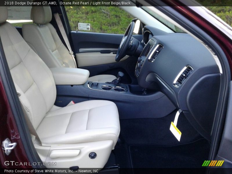 Octane Red Pearl / Light Frost Beige/Black 2018 Dodge Durango GT AWD