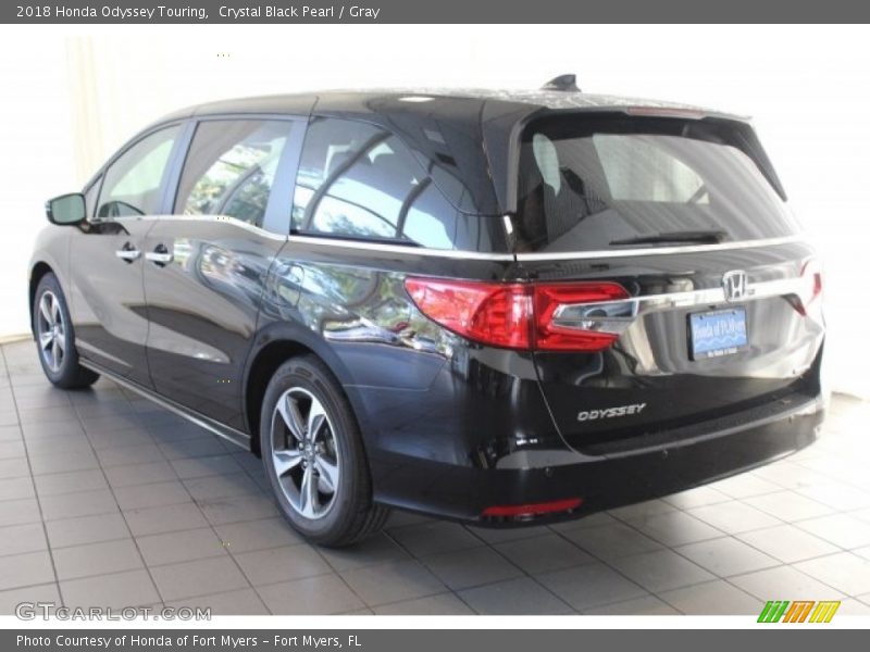 Crystal Black Pearl / Gray 2018 Honda Odyssey Touring