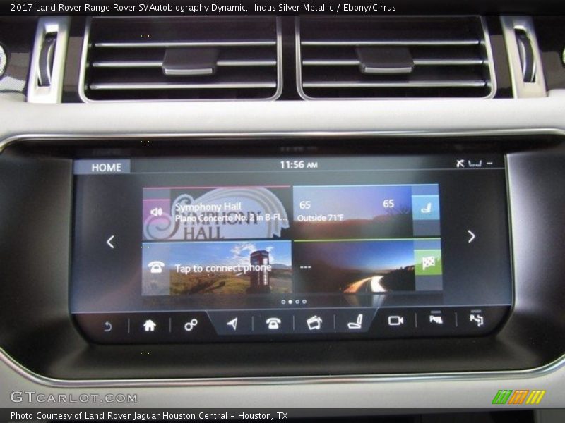 Indus Silver Metallic / Ebony/Cirrus 2017 Land Rover Range Rover SVAutobiography Dynamic