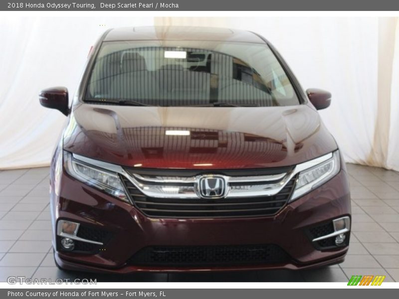 Deep Scarlet Pearl / Mocha 2018 Honda Odyssey Touring