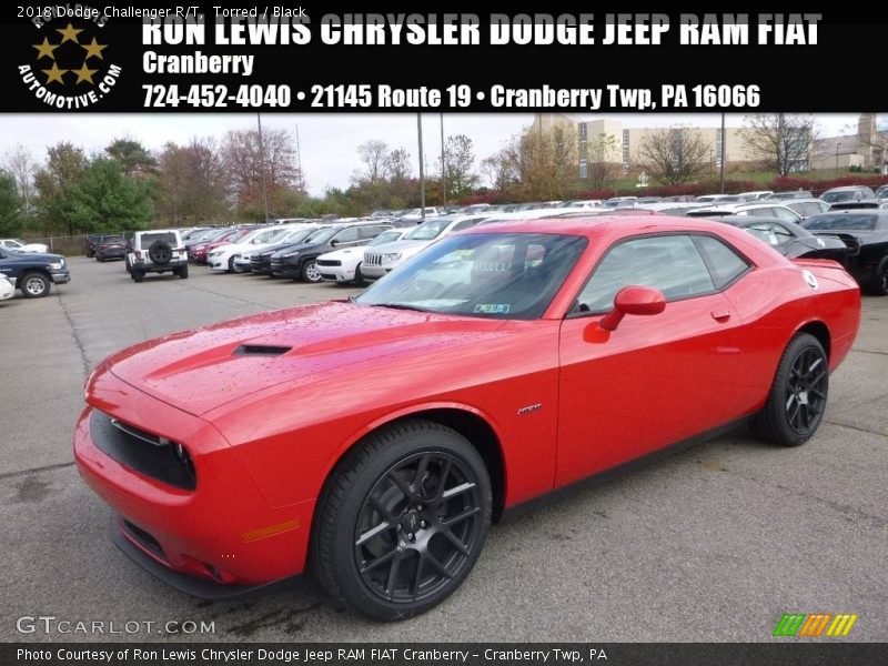 Torred / Black 2018 Dodge Challenger R/T
