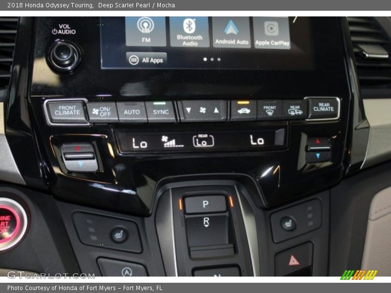 Deep Scarlet Pearl / Mocha 2018 Honda Odyssey Touring