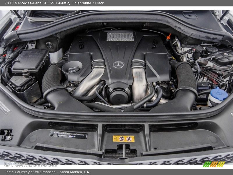  2018 GLS 550 4Matic Engine - 4.7 Liter biturbo DOHC 32-Valve VVT V8