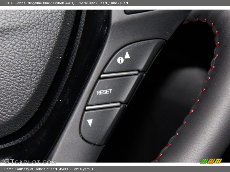 Controls of 2018 Ridgeline Black Edition AWD