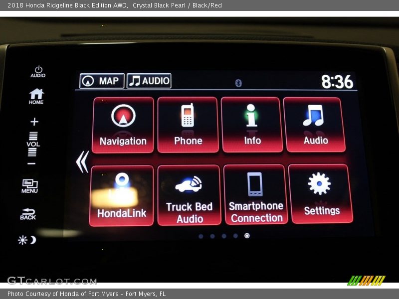 Controls of 2018 Ridgeline Black Edition AWD