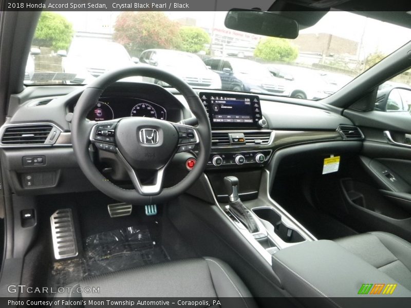  2018 Accord Sport Sedan Black Interior