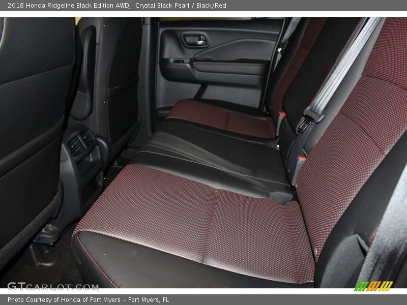 Rear Seat of 2018 Ridgeline Black Edition AWD