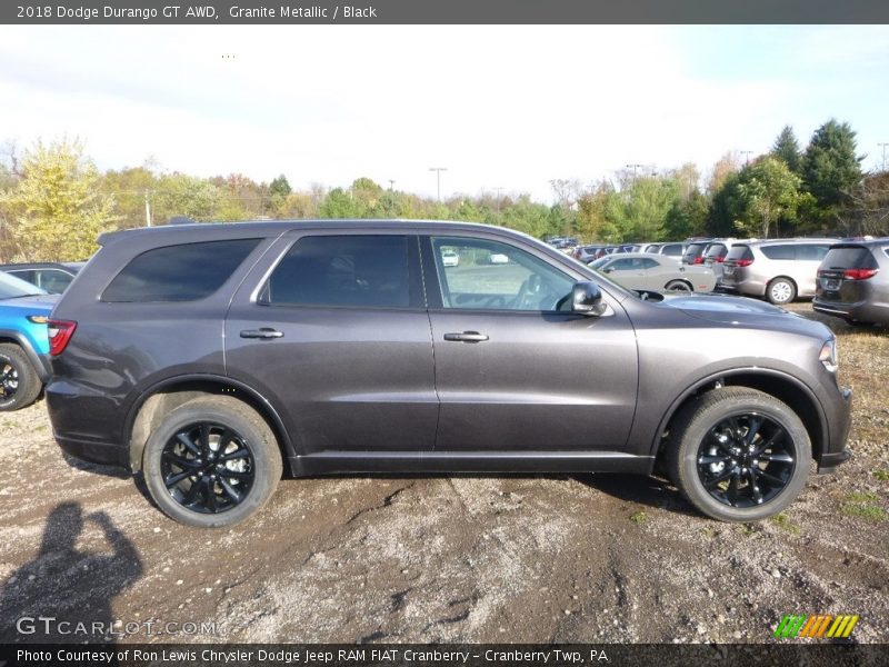 Granite Metallic / Black 2018 Dodge Durango GT AWD