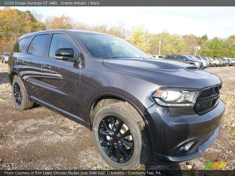 Granite Metallic / Black 2018 Dodge Durango GT AWD