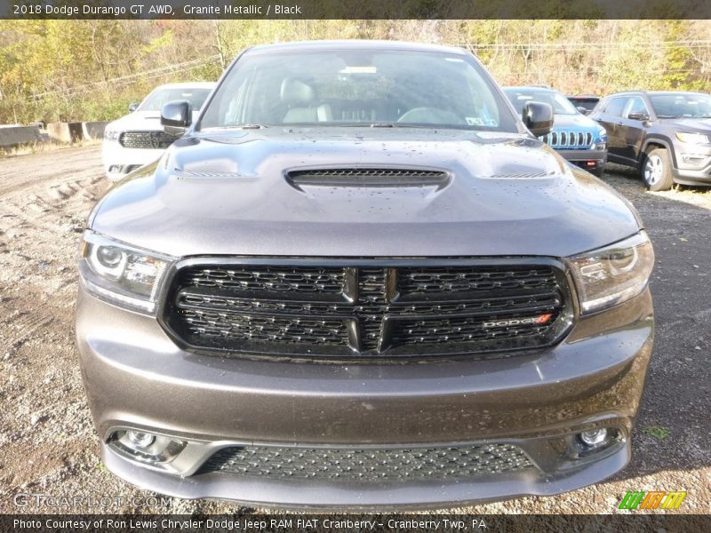 Granite Metallic / Black 2018 Dodge Durango GT AWD